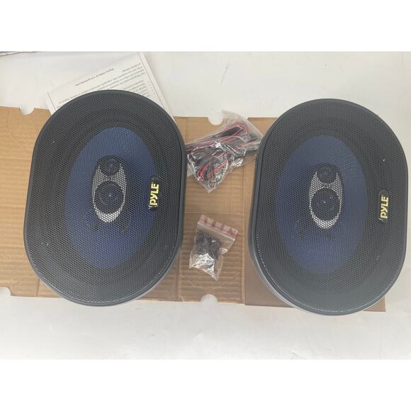 Pyle 6x8" 360 Watt 3-Way Car Coaxial Audio Speakers Stereo (Pair) - Picture 2 of 5